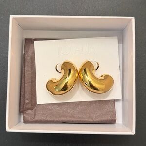 JOIANA JEWELRY The Chubby Hoops (New in box)